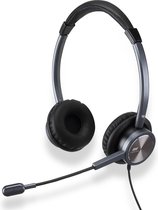 Nexvoo NexTalk UH15 hoofdtelefoon/headset Bedraad Hoofdband Kantoor/callcenter Zwart