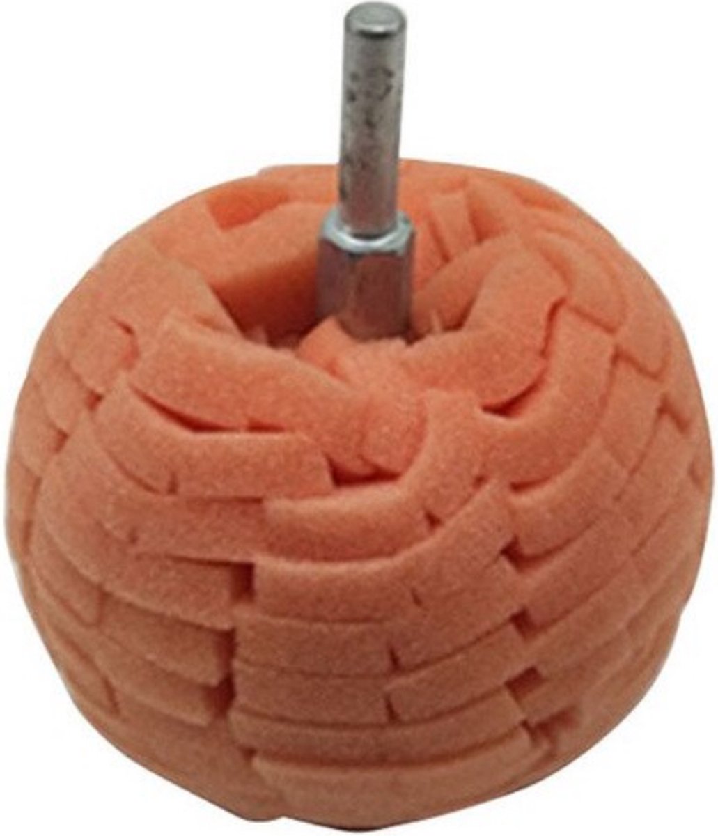Poetsbol Poetsbal voor op boormachine 80mm diameter Polijstbol Polijstbal / HaverCo