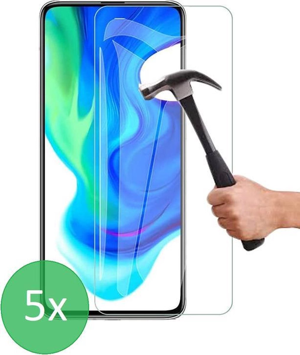 Geschikt Voor: Xiaomi Poco F2 Pro / Redmi K30 Pro - 5x Screenprotector - screen protector - glas - bescherm - beschermglas