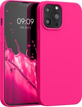 kwmobile telefoonhoesje voor Apple iPhone 13 Pro Max - Hoesje voor smartphone - Back cover in neon roze