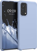 kwmobile telefoonhoesje voor Oppo Find X3 Lite - Hoesje met siliconen coating - Smartphone case in mat lichtblauw