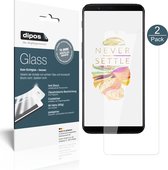 dipos I 2x Pantserfolie helder geschikt voor OnePlus 5T Beschermfolie 9H screen-protector