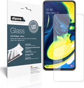 dipos I 2x Pantserfolie helder compatibel met Samsung Galaxy A80 Beschermfolie 9H screen-protector