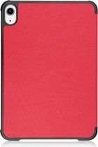 Étui iPad Mini 6 2021 - Ajustement parfait - Fonction veille/réveil - Conception robuste - Rouge
