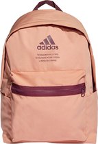 adidas Classic Twill Fabric Backpack H37571, Vrouwen, Oranje, Rugzak, maat: One size