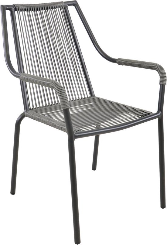 Oviala Set Van 2 Tuinstoelen In Aluminium En Textiel Savannah Grijs