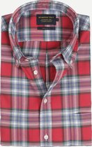 Steppin' Out Herfst/Winter 2021  Brushed Cotton Highland Checks Mannen - Regular Fit - Katoen - Rood (L)