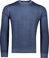 Gran Sasso  Trui Blauw Normaal - Maat XXL  - Heren - Herfst/Winter Collectie - Wol