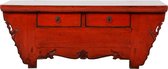 Fine Asianliving Antieke Chinese TV Kast Rood Glossy B107xD44xH42cm Chinese Meubels Oosterse Kast