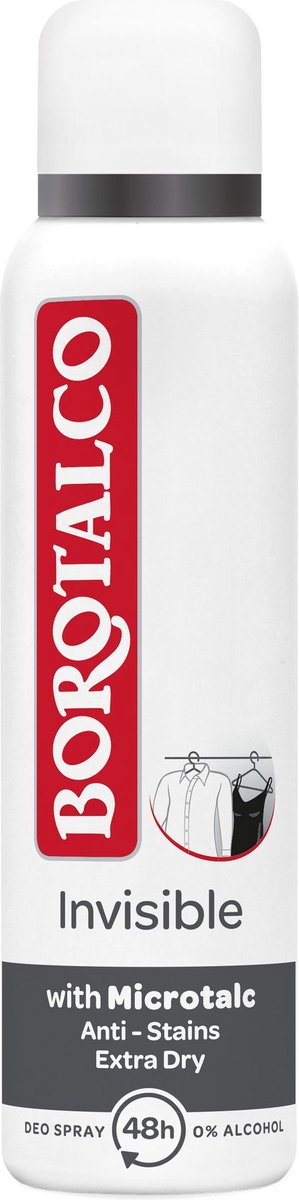 Goedkoopste Borotalco Deospray Invisible 150 ml