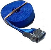 Bagagegordel 35 mm 1M Blauw - Verzinkte Klemgesp