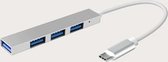 USB-C naar 4x USB 3.0 Adapter - Universeel - voor o.a. Apple, Samsung, Windows - USB Macbook - USB-C naar USB Dock