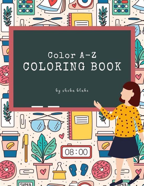 Color A-Z Coloring Book for Kids Ages 3+ (Printable Version) - cover