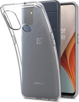 Hoesje Geschikt voor: OnePlus Nord N10 - Silicone - Transparant