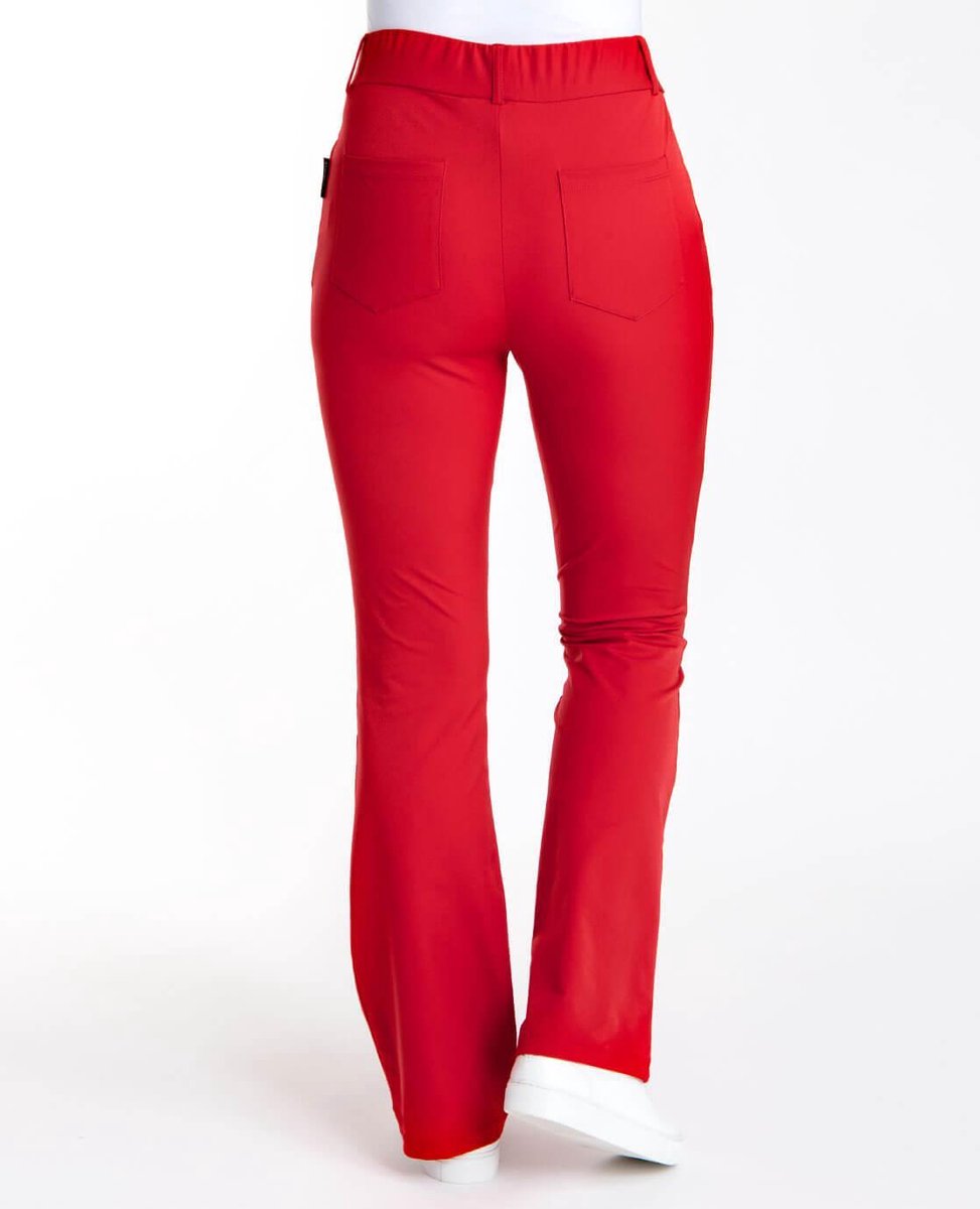 Rode Broek/Pantalon van Je m'appelle - Dames - Travelstof - Maat XL - 2  maten beschikbaar | bol.com