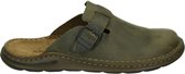 Josef Seibel Maverick 10 - Volwassenen Heren slippers - Kleur: Groen - Maat: 41