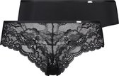 Bol.com Hunkemöller Brazilian Onderbroek 2-pack Angie brasilian - zwart - Maat M aanbieding