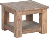 Salontafel - lorenzo coffeetable 100x100 kd - bruin