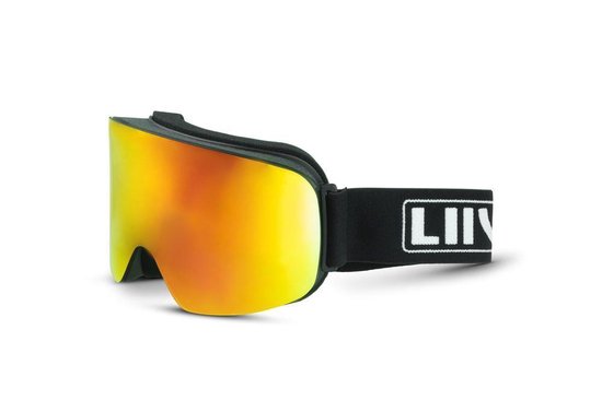 Liive Vision | Ski bril | Snow Goggle | Black Run | Matt Black