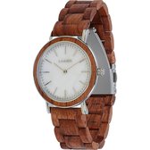 Disclaimer dames horloges quartz analoog One Size Rozenhout 32015163