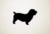 Glen Of Imaal Terrier - Silhouette hond - S - 38x58cm - Zwart - wanddecoratie