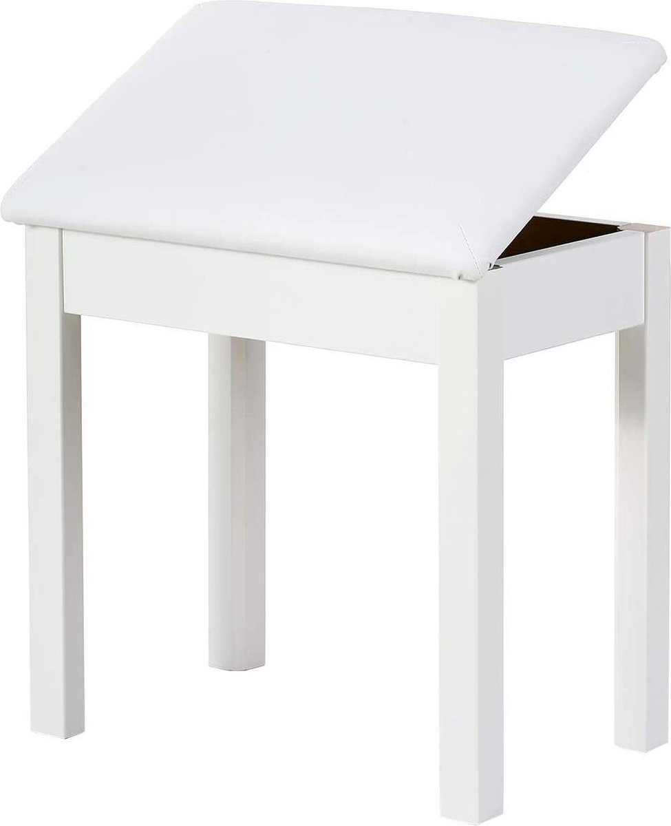 Verstelbare Pianokruk Bank Kinderen Pianokruk Houten Pianobank Kruk Roze Hoogte: 48-56cm (roze