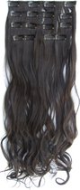 Clip dans les extensions de cheveux 7 set ondulé brun - 2 #