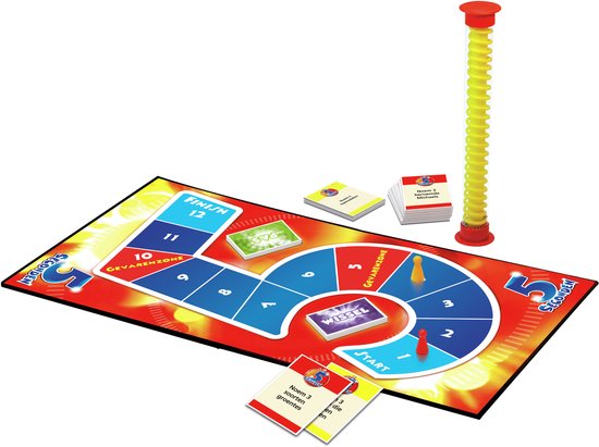 5 Seconden - Bordspellen - Gezelschapsspel voor Familie - Inclusief Junior Kaartspel - Spelletjes voor kinderen