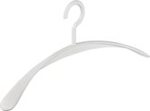 De Kledinghanger Gigant - 20 x Garderobehanger Wing kunststof wit, 45 cm