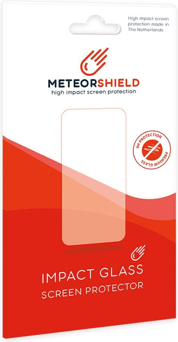 2 stuks: Meteorshield iPhone 13 screenprotector - Ultra clear impact glass