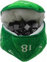 UP - D20 Plush Dice bag, Green