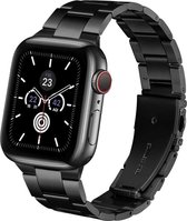 YPCd® Bandje geschikt voor Apple Watch - Roestvrij Staal - Zwart - 38 / 40mm / 41mm