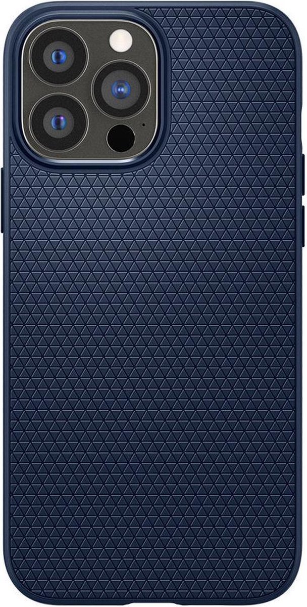 Spigen Liquid Air Apple iPhone 13 Pro Max Hoesje Back Cover Blauw