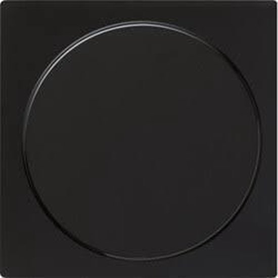 Gira SColor Inzetplaat voor dimmer Zwart