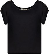 DEELUXE T-shirt met juwelen bijzonderheden LYSE Black