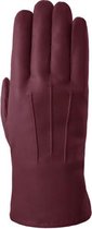 Leren handschoenen heren model Radcliffe Color: Deep burgundy, Size: 8