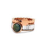 Melano Twisted & Vivid Eternal Optimist Ringen Set- rosekleurig - dames - maat 50