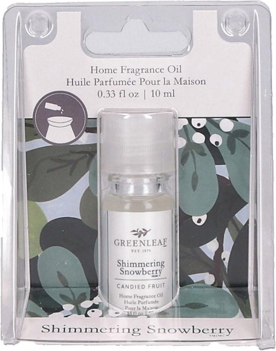 Greenleaf Geurolie Shimmering Snowberry 10 Ml Transparant Bol