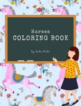 Horses Coloring Book for Kids Ages 3+ (Printable Version)