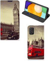 Smartphone Hoesje Geschikt voor Samsung Galaxy A03s Mobiel Bookcase Londen