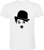 Charlie Chaplin t-shirt Heren | Wit