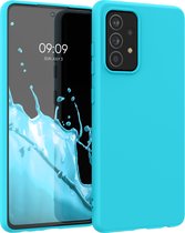 kwmobile telefoonhoesje voor Samsung Galaxy A52 / A52 5G / A52s 5G - Hoesje voor smartphone - Back cover in zeeblauw