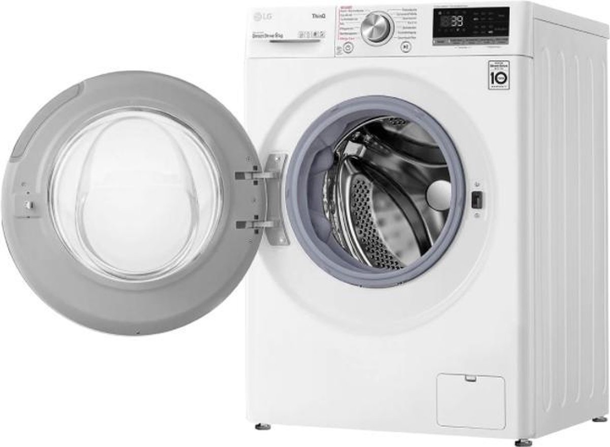 LG - F4WV709P1E - wasmachine - Voorbelading - 9 kg - A - Wit