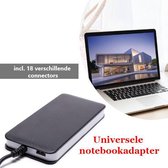 Universele notebookadapter met 18 verschillende connectors