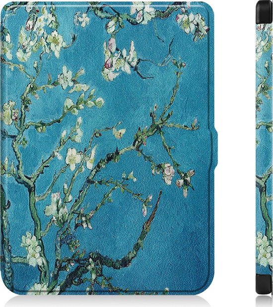 Hoesje Geschikt voor Kobo Nia Hoes Bescherm Hoesje Case Sleep Cover - Hoes Geschikt voor Kobo Nia Hoesje - Bloesem van Hoesje  — afbeelding 4