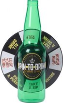 drankspel Roulette flesje draaien unisex groen