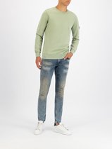 Purewhite - Jone 722 Distressed Heren Skinny Fit   Jeans  - Blauw - Maat 27