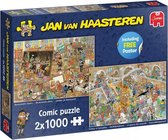 legpuzzel Jan van Haasteren Een dagje museum 2000 stukjes