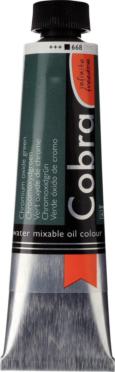 Olieverf - #668 Chroomoxydgroen - Cobra - 40ml