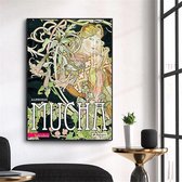 Alphonse Mucha Vintage Illustratie Print Poster Wall Art Kunst Canvas Printing Op Papier Living Decoratie 40x60cm Multi-color